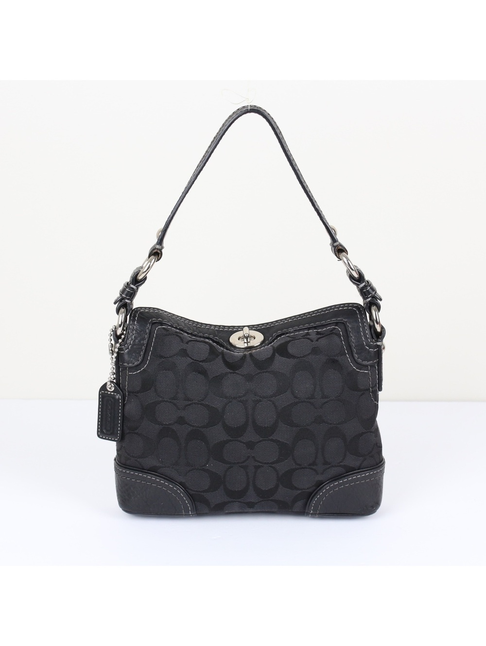 Vintage Coach Chelsea Signature C Jacquard Small Hobo Shoulder Bag